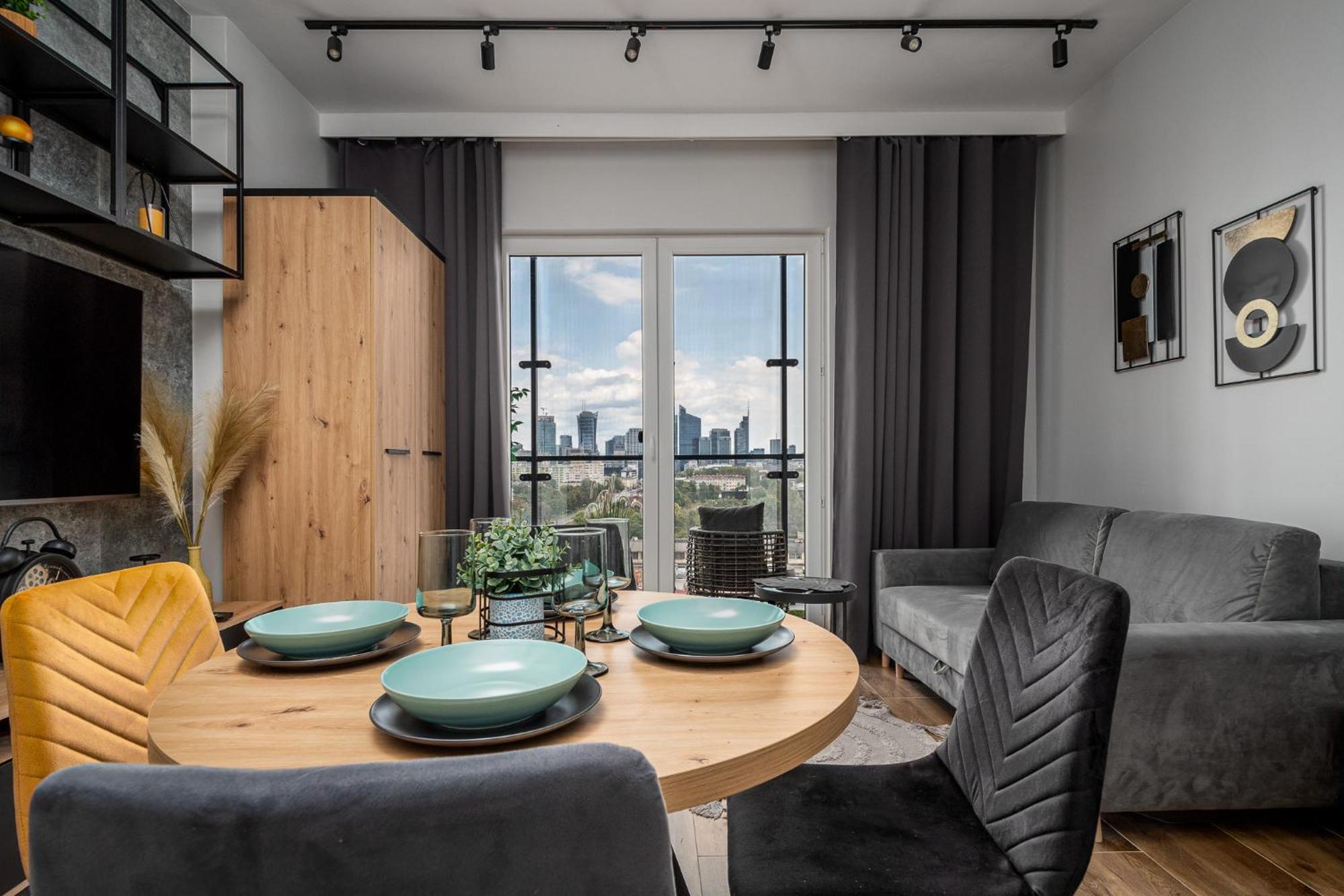 Wola Tower Deluxe Separate Bedroom With Free Garage - By Perfect Apart Varsovia Exterior foto